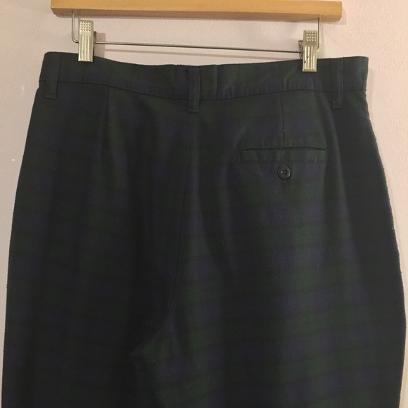 Vintage plaid checkered Pants Sz 12 Petite High Waistline - Picture 6 of 8
